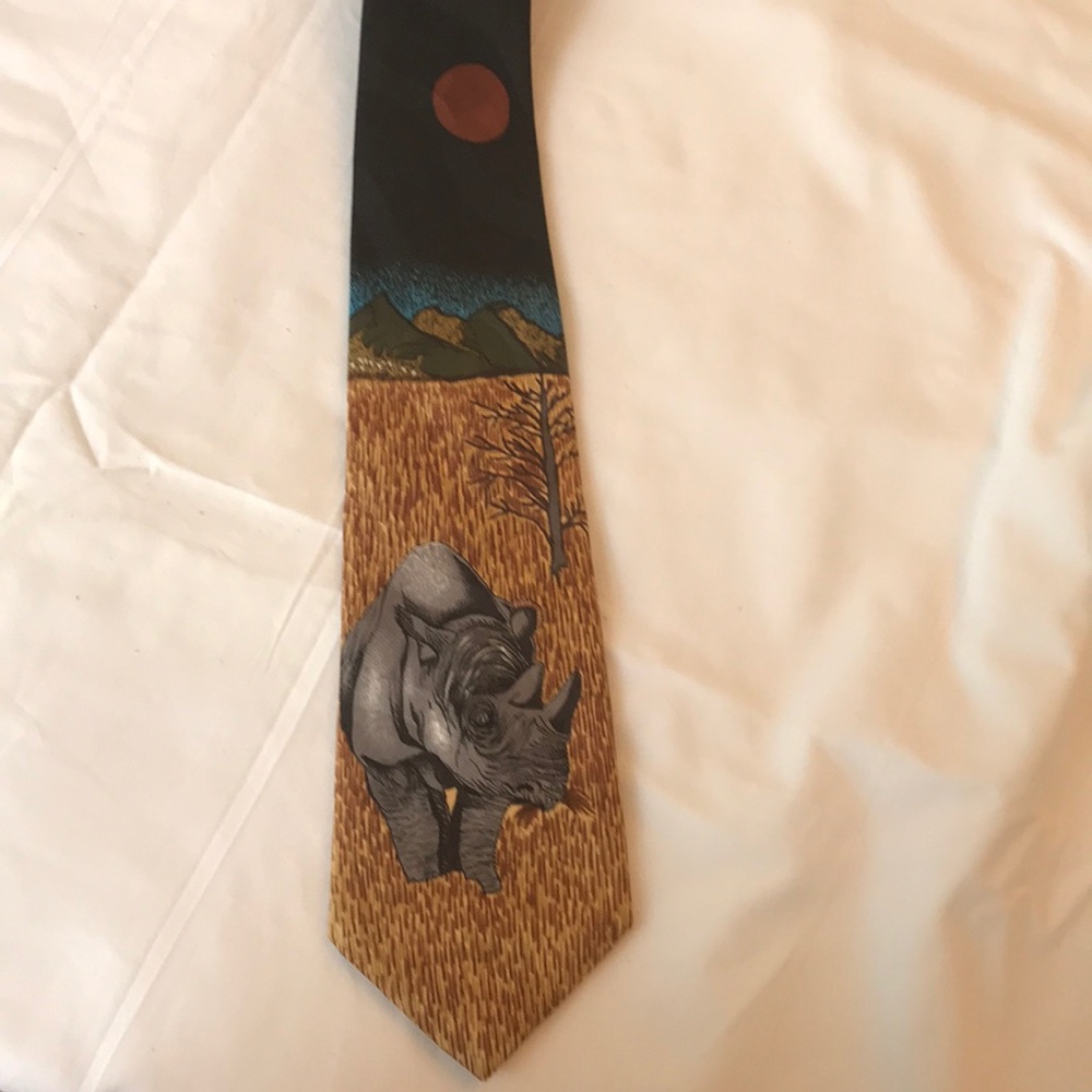 One Rad Rhinocerous Tie